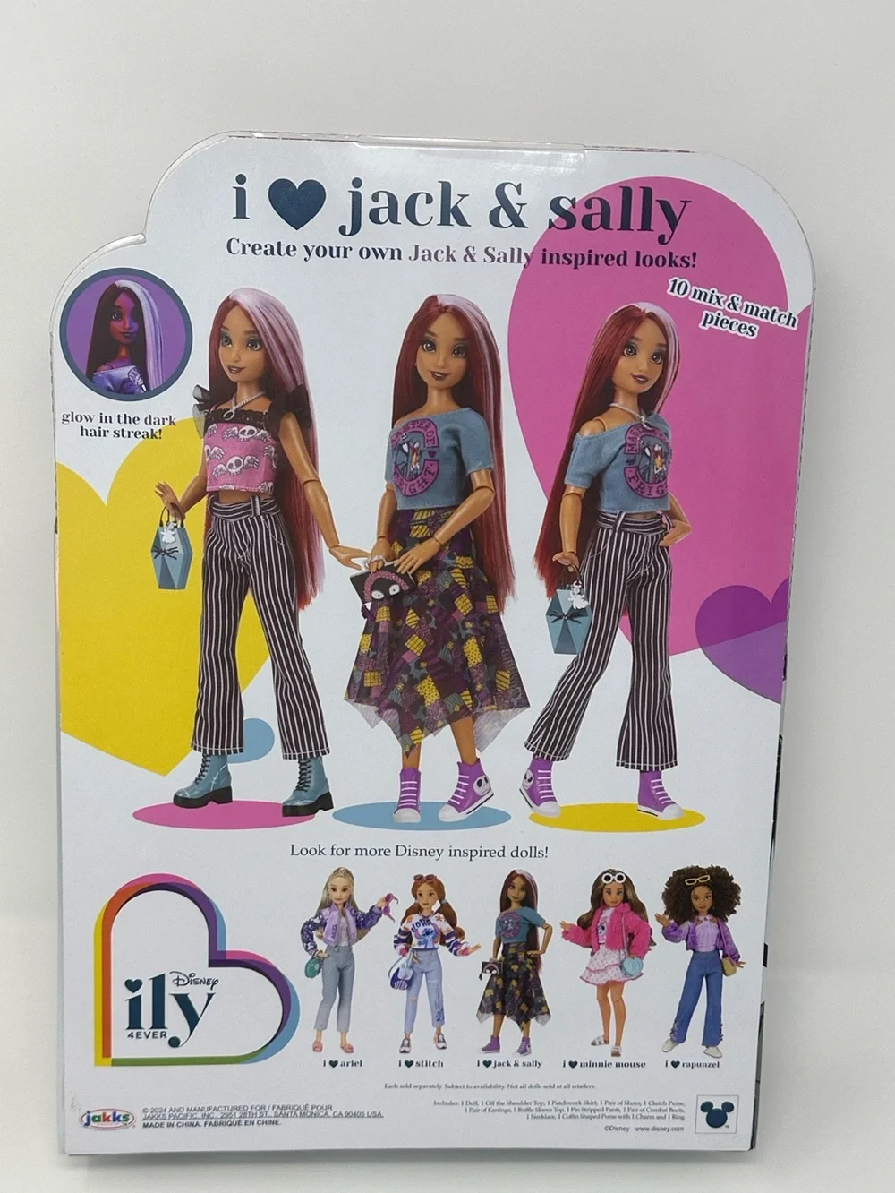 NEW Disney Ily 4EVER - I Love Jack & Sally Nightmare Before Christmas Doll